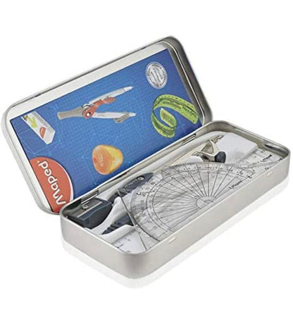 Maped Metal Essentials 9 Piece Math Set Geometry Kit