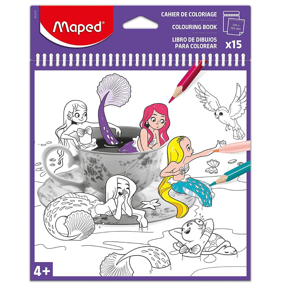 Maped Spiral Colouring Book