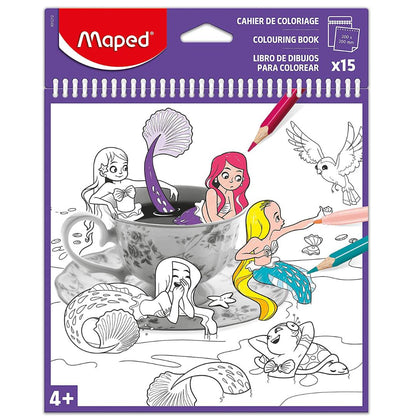 Maped Spiral Colouring Book