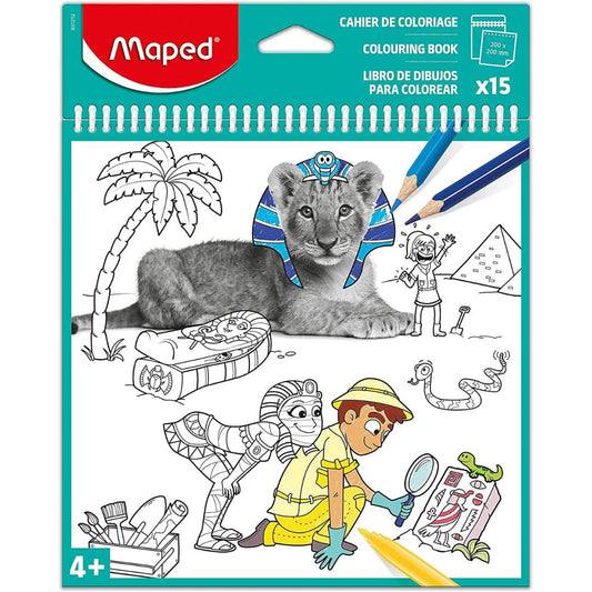 Maped Spiral Colouring Book
