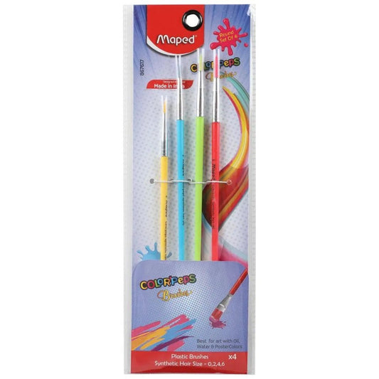 Maped Synthetic Brush Set (Set of 4)