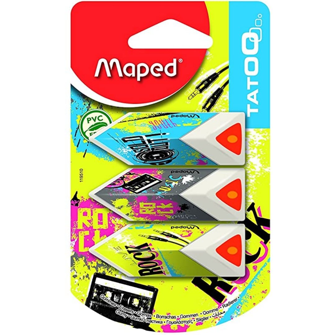 Maped Tatoo Teen Trio Eraser