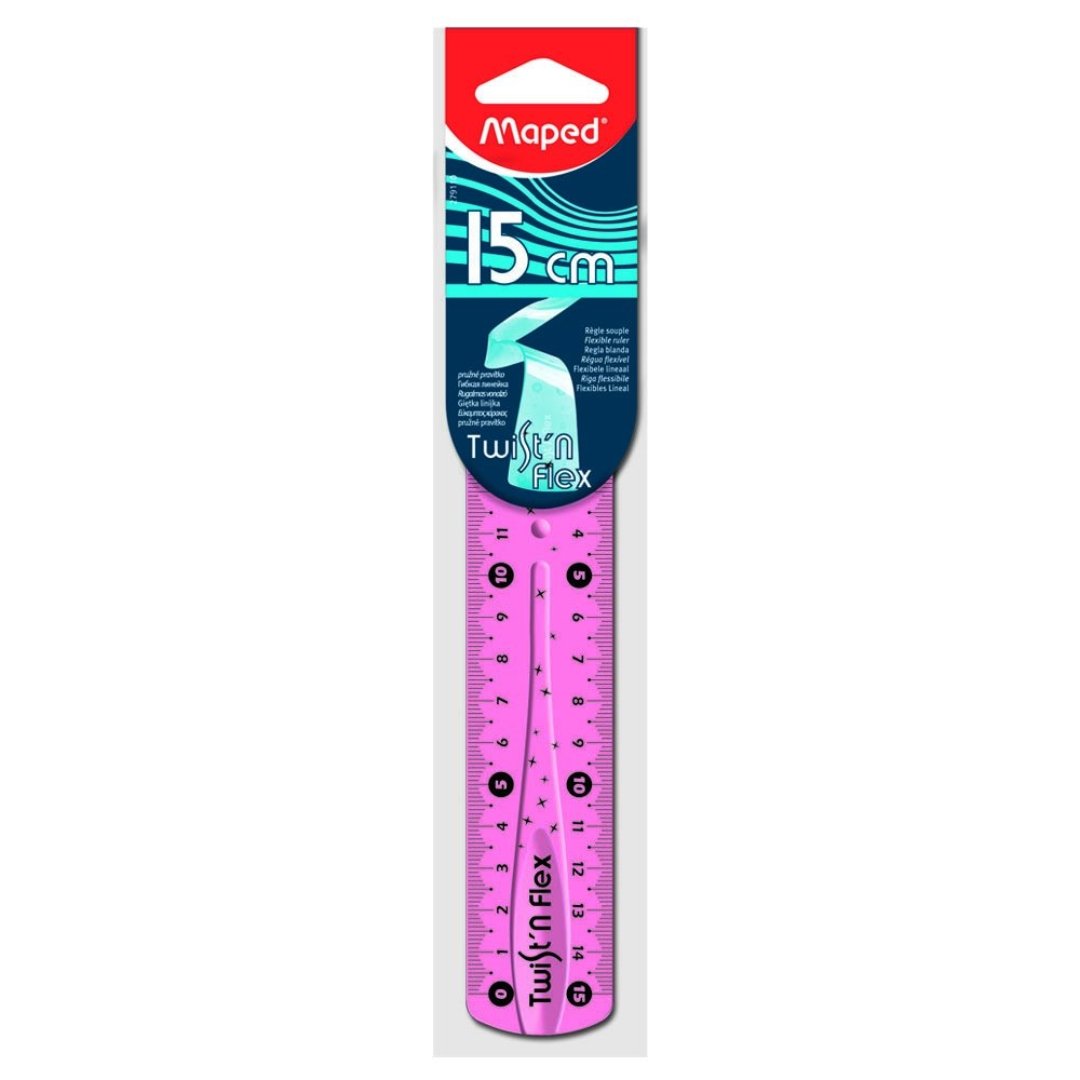 Maped Twist and Flex Flat Ruler (15 cm)