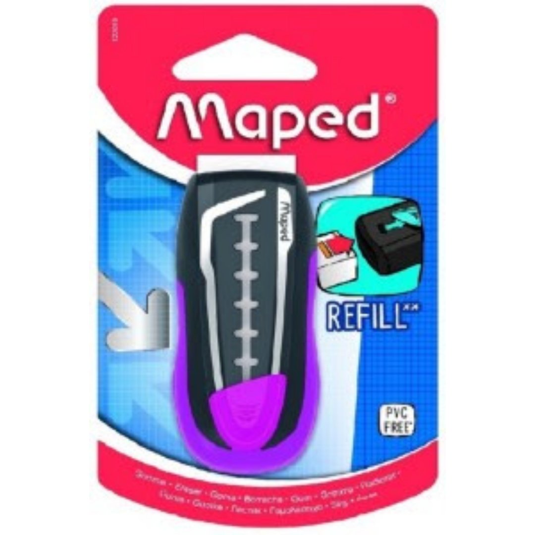 Maped Universal Gom Stick Eraser with Refillable Holder