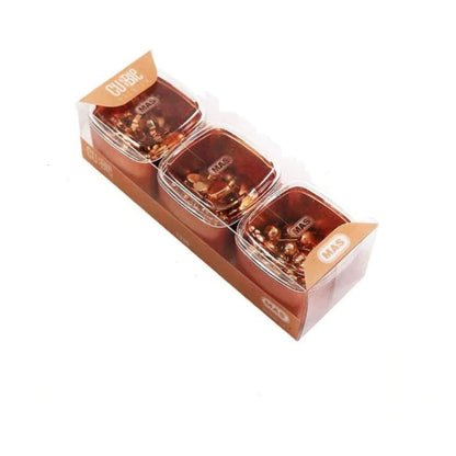 Mas Cubbie Premium Copper Star+Heart+Round-Pack Of 3