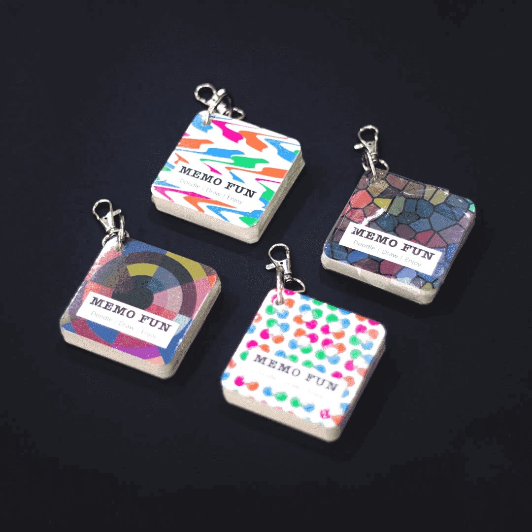 Memo Fun Key Chain Notebook