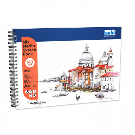 Solo Mixed Media Sketchbook A4 (Landscape)