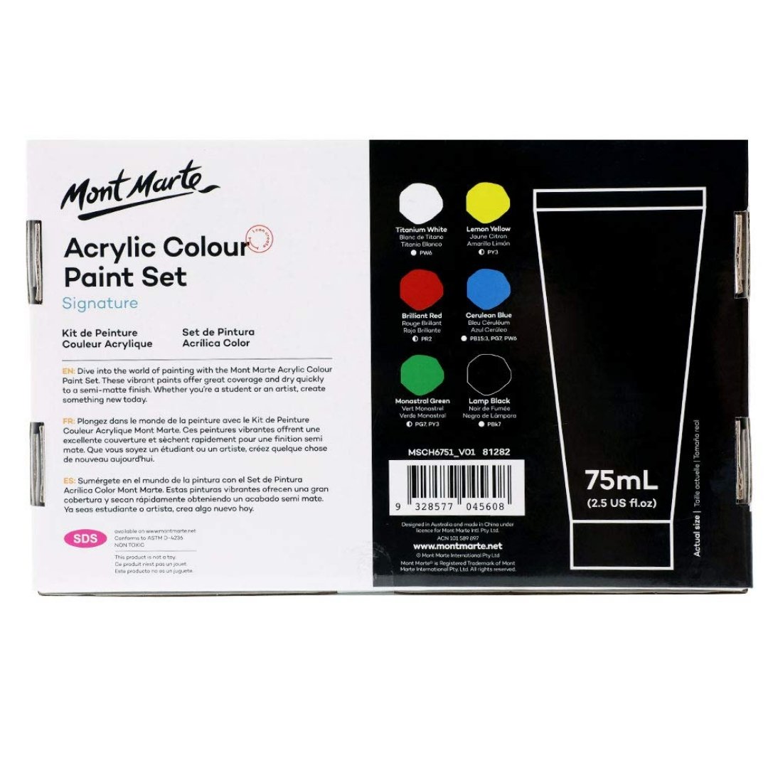 Mont Marte Acrylic Colour Paint Set*