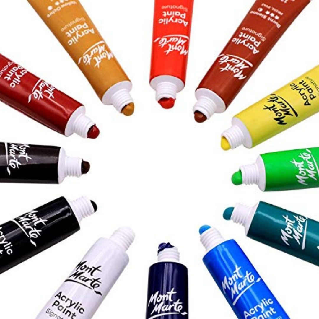 Mont Marte Acrylic Paint - Set 12 Colors*