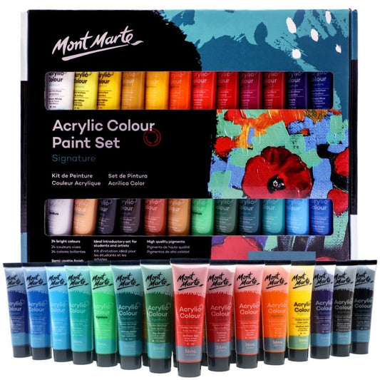 Mont Marte Acrylic Paint Set 24