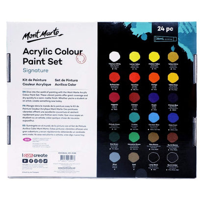 Mont Marte Acrylic Paint Set 24