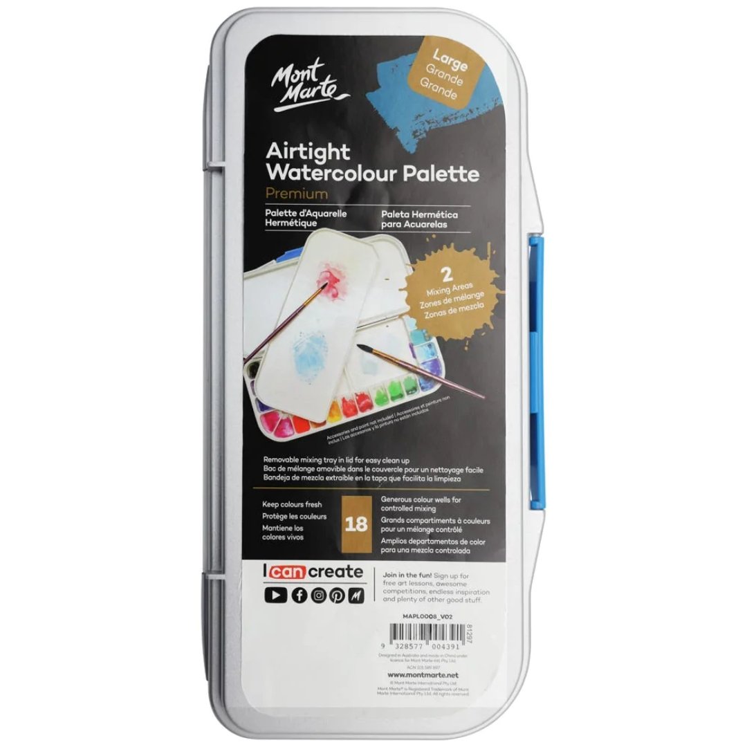 Mont Marte Air Tight Watercolour Palatte