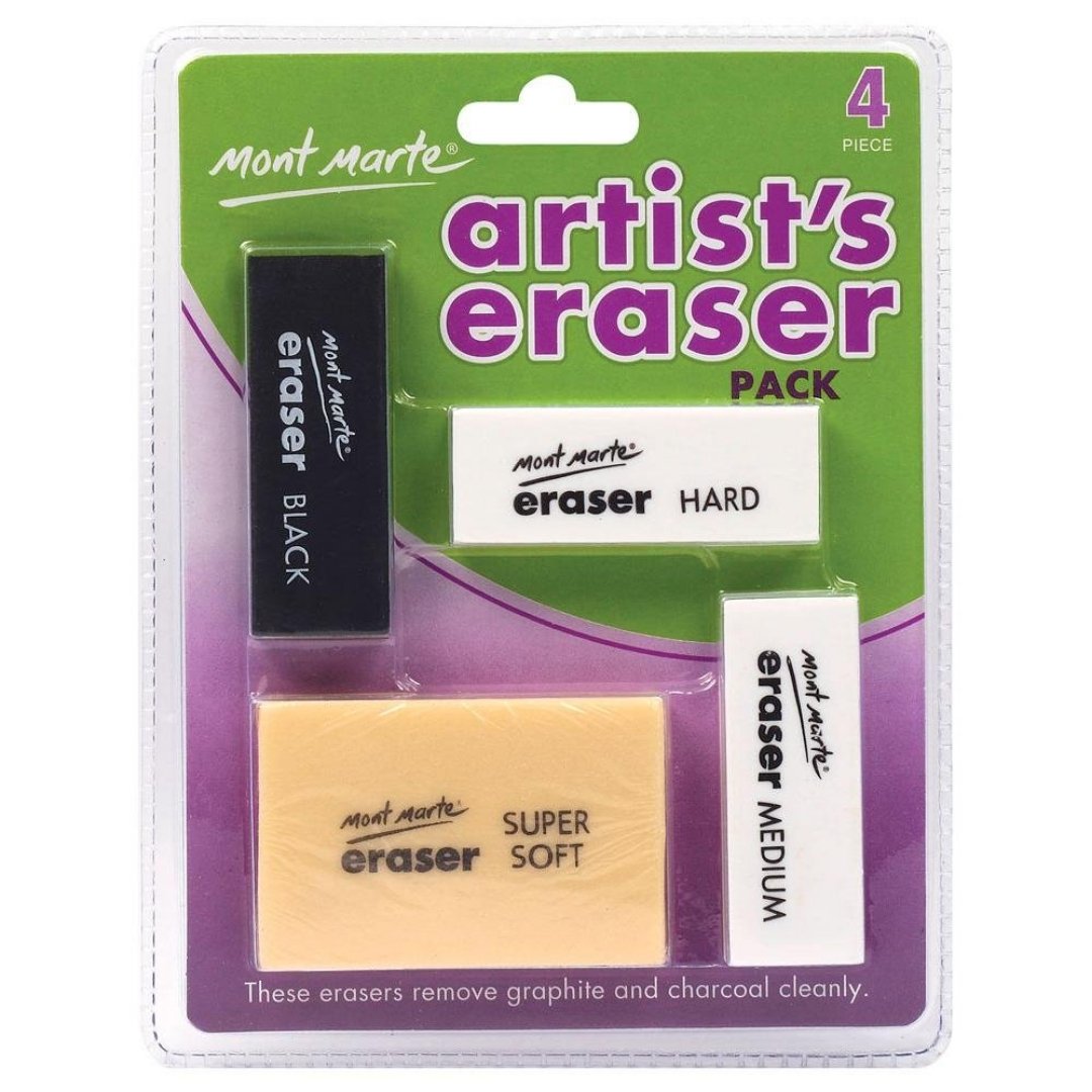 Mont Marte Artists Eraser Pack of 4*