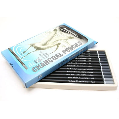 Mont Marte Charcoal Pencils Pack Of 12