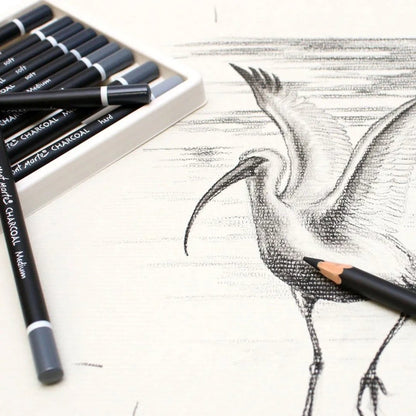 Mont Marte Charcoal Pencils Pack Of 12