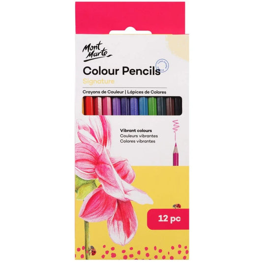 Mont Marte Coloured Pencils-Pack Of 12 & 24