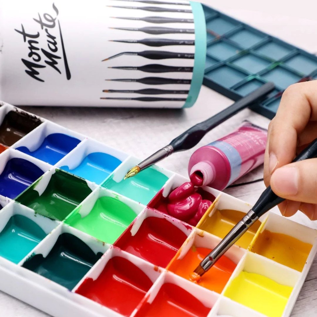 Mont Marte Detail Brush Collection Pack Of 15