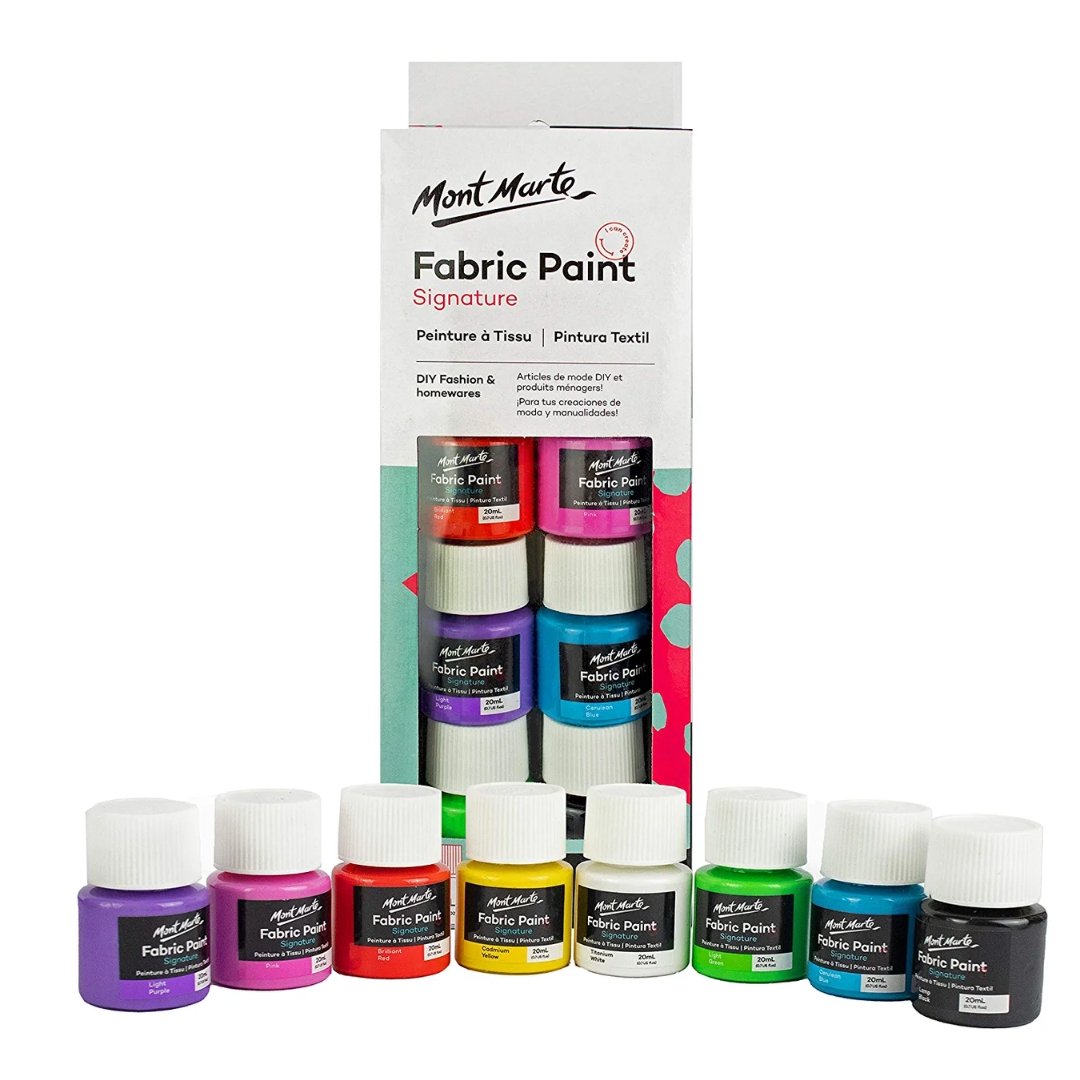 Mont Marte Fabric Paint Set Of 8