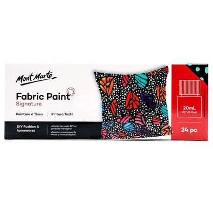 Mont Marte Fabric Paints Pack Of 24