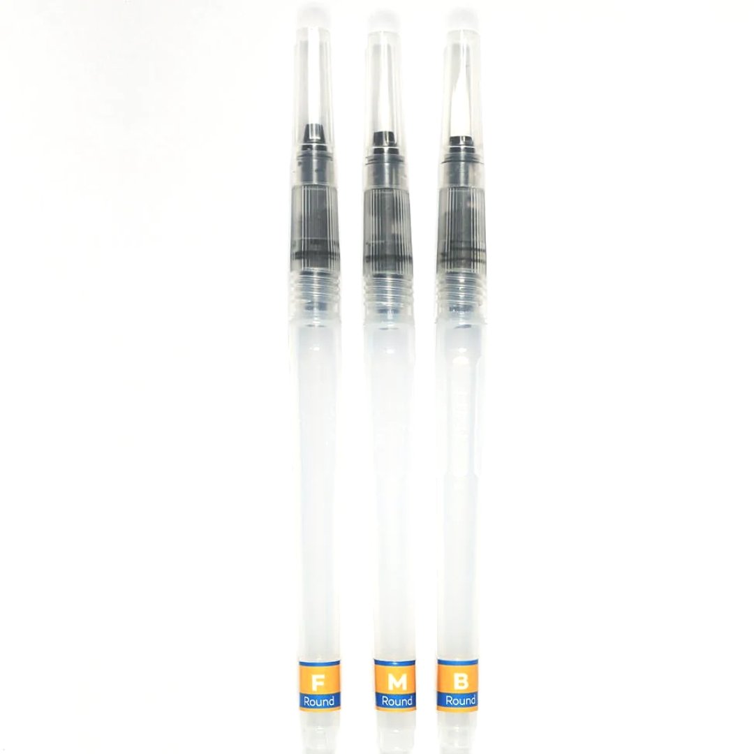 Mont Marte F/M/B Waterbrush Set (Pack Of 3)