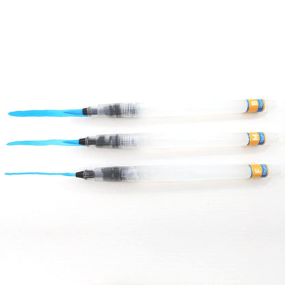 Mont Marte F/M/B Waterbrush Set (Pack Of 3)