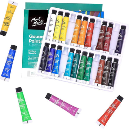 Mont Marte Gouache Paints 24pc x 12ml*