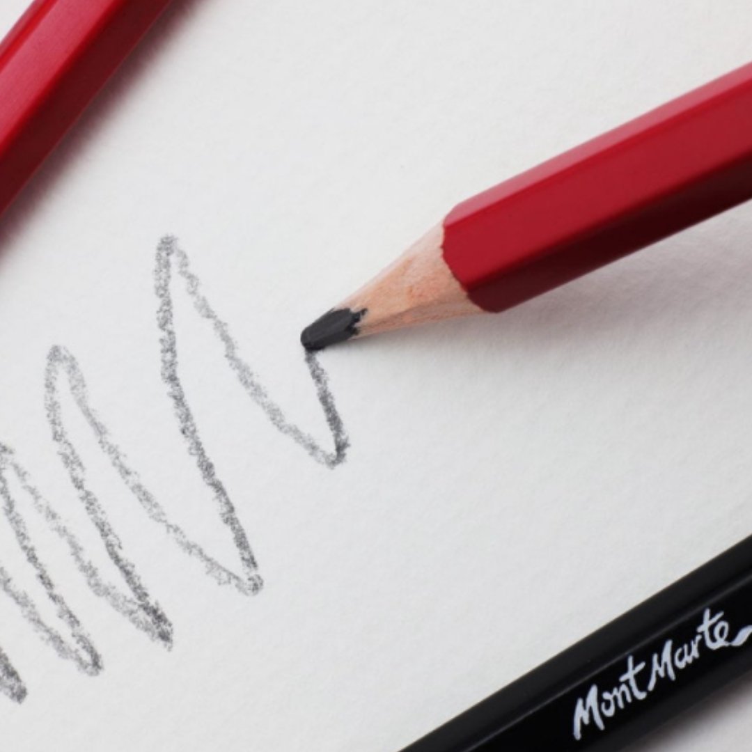 Mont Marte Graphite Pencils Pack Of 12