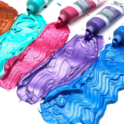 Mont Marte Metallic Acrylic Paint Set 8pc x 36ml*