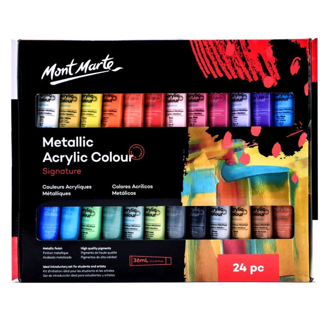 Mont Marte Metallic Acrylic Paints