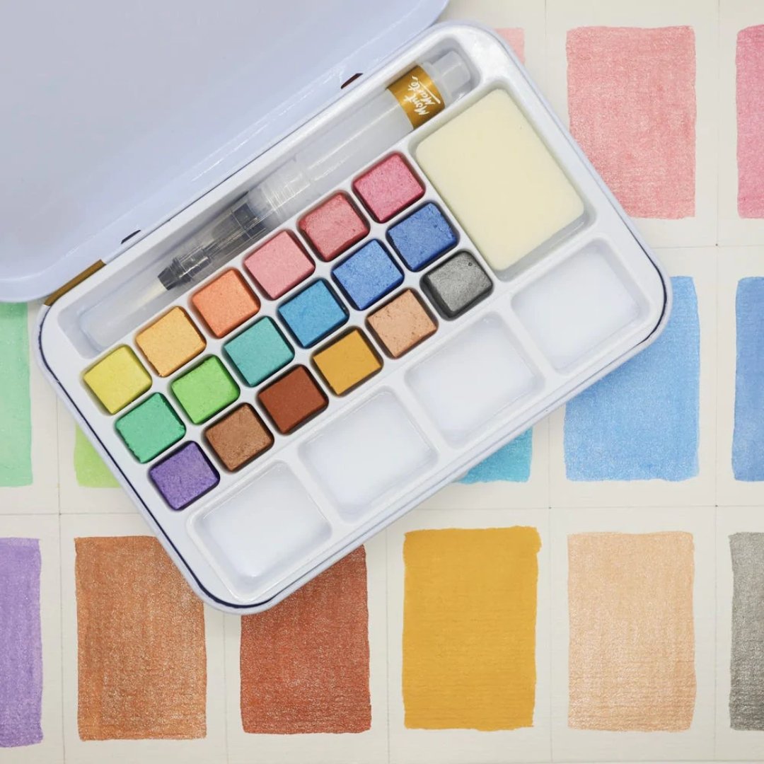 Mont Marte Metallic Watercolour Set (Pack Of 21)