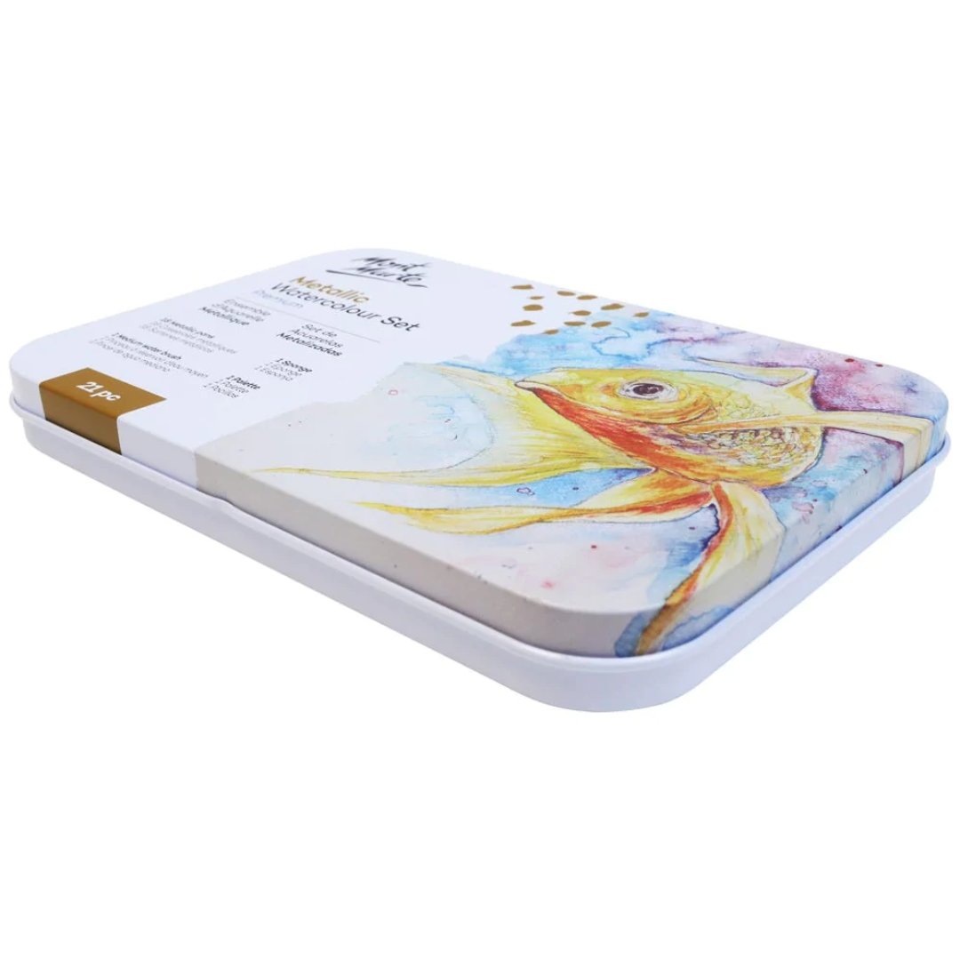 Mont Marte Metallic Watercolour Set (Pack Of 21)