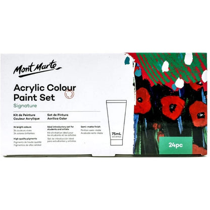 Mont Marte Signature Acrylic Color Paint Set of 24*