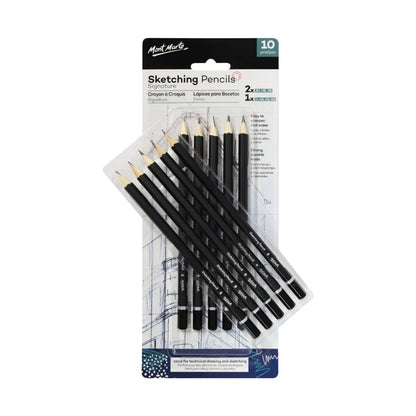 Mont Marte Sketching Pencils Set of 10*