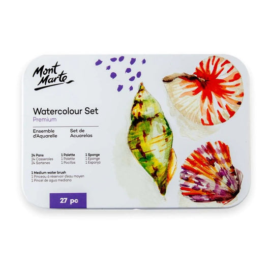 Mont Marte Watercolor Paint Set Of 27