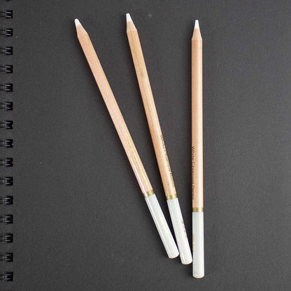Mont Marte White Charcoal Pencils Pack Of 3