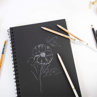 Mont Marte White Charcoal Pencils Pack Of 3