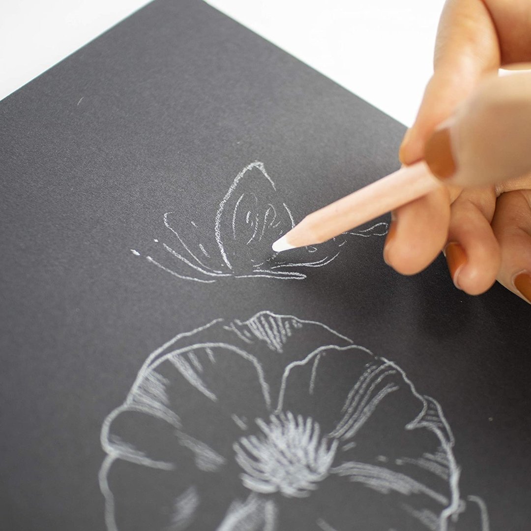 Mont Marte White Charcoal Pencils Pack Of 3