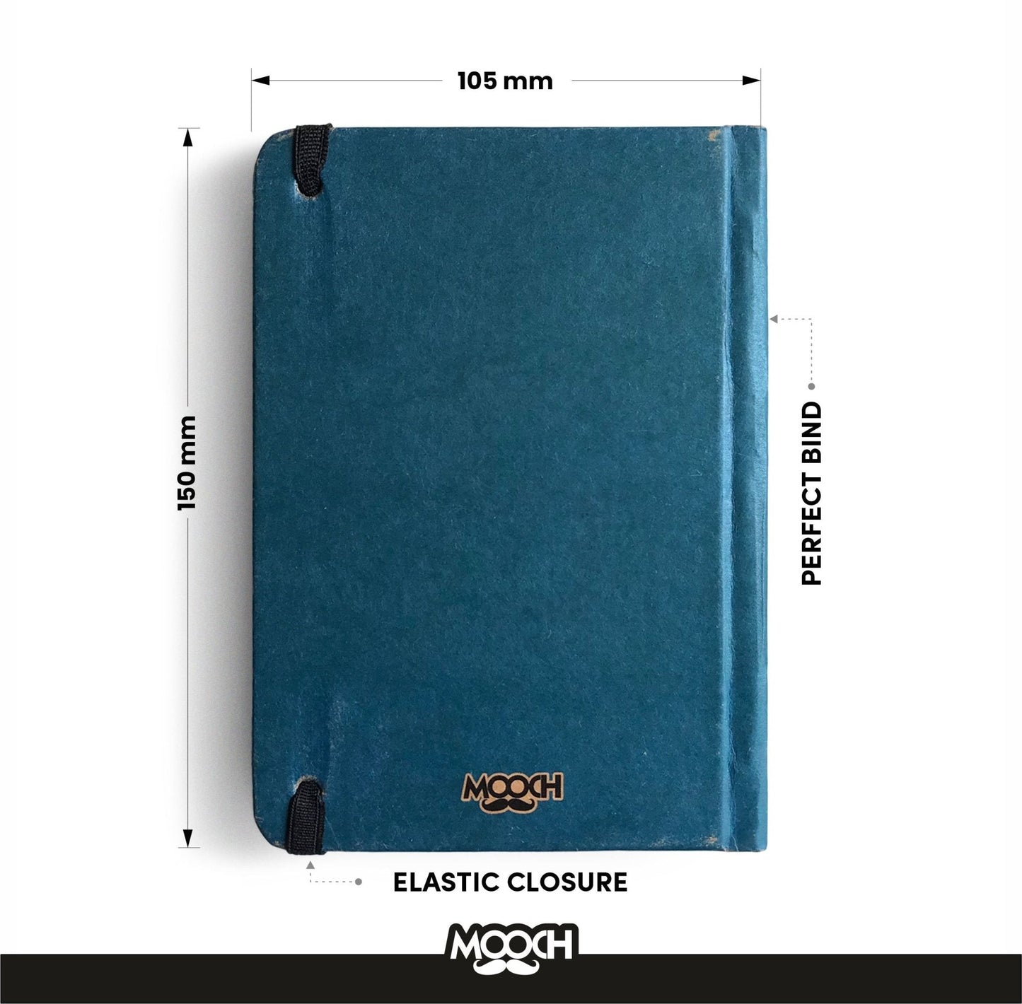 Mooch Its Ok Khaki Paper A6-Notebook