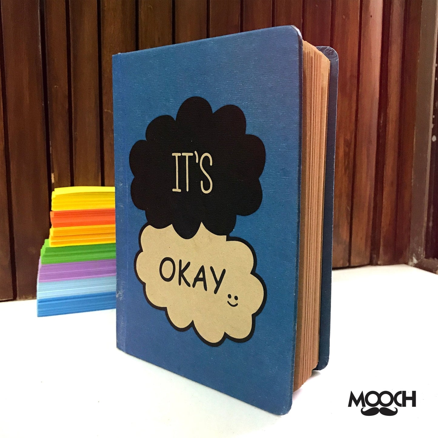 Mooch Its Ok Khaki Paper A6-Notebook