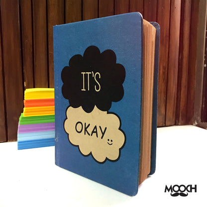 Mooch Its Ok Khaki Paper A6-Notebook