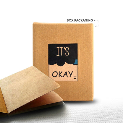 Mooch Its Ok Khaki Paper A6-Notebook