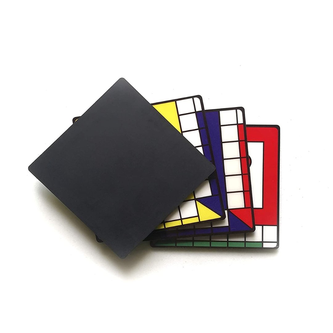 Mooch Ludo Coasters (Pack of 4)