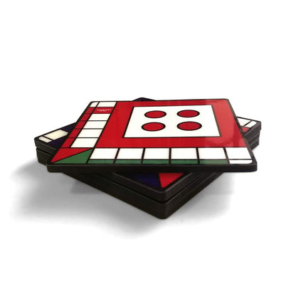 Mooch Ludo Coasters (Pack of 4)