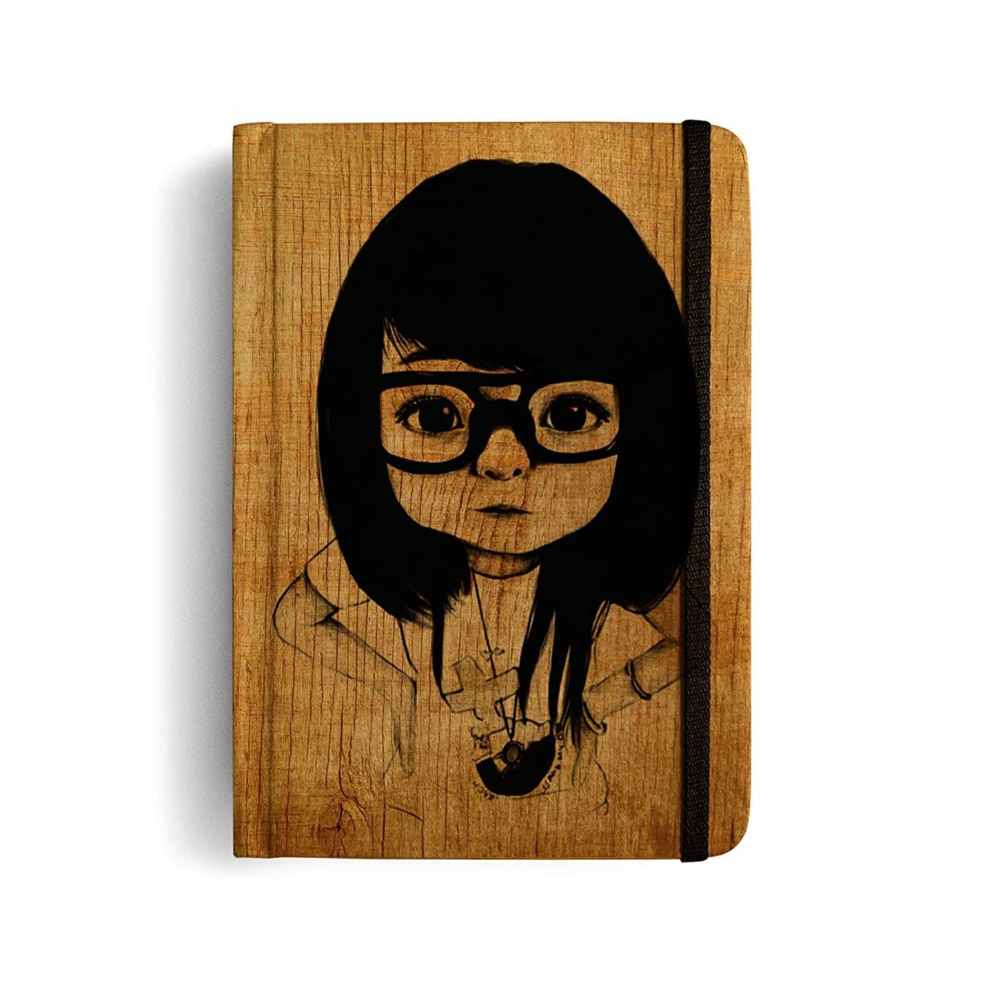 Mooch Nerd Girl Khaki Paper A6