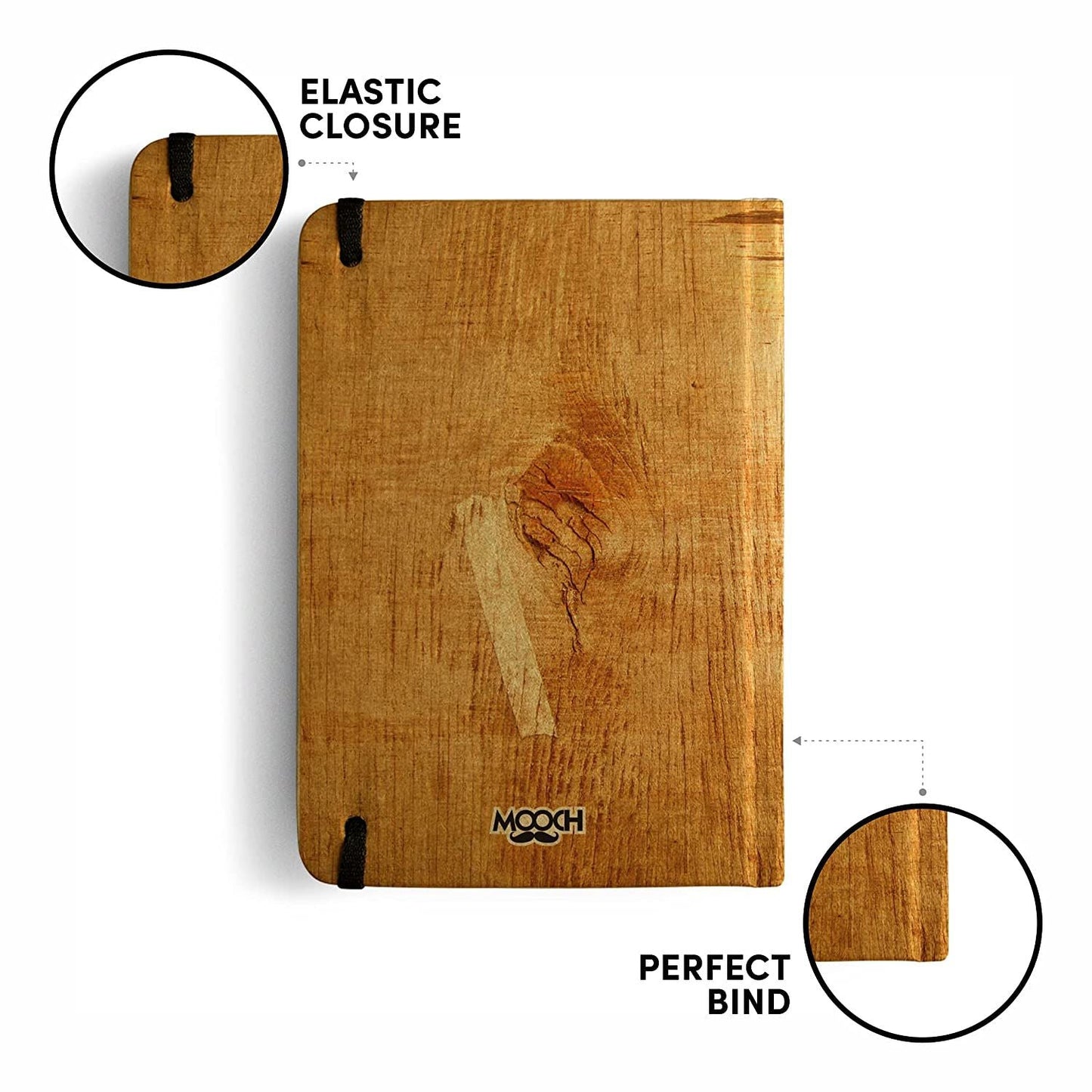 Mooch Nerd Girl Khaki Paper A6