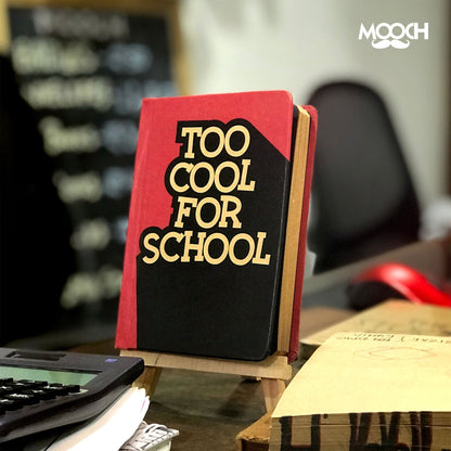 Mooch Too Cool For School Khaki Paper A6