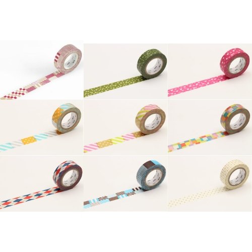 MT Washi Masking Tape Printed Designs