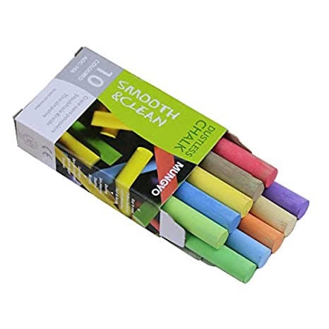 Mungyo Dustless Chalk - Coloured