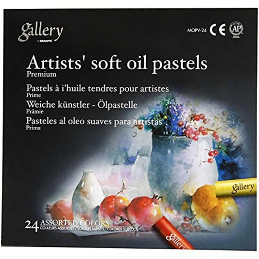 Mungyo Gallery Artist Soft Oil Pastel - 24 Shades