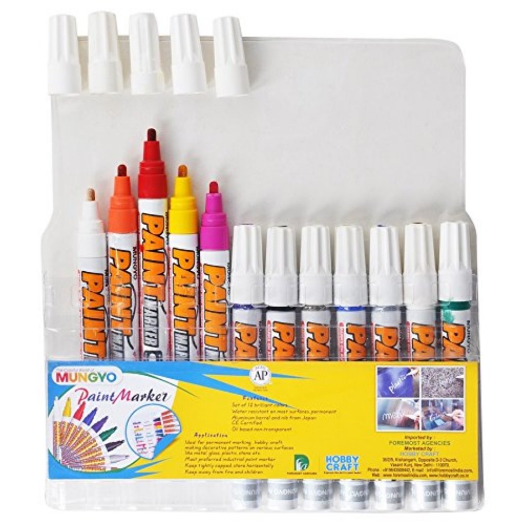 Mungyo Paint Markers - Set of 12